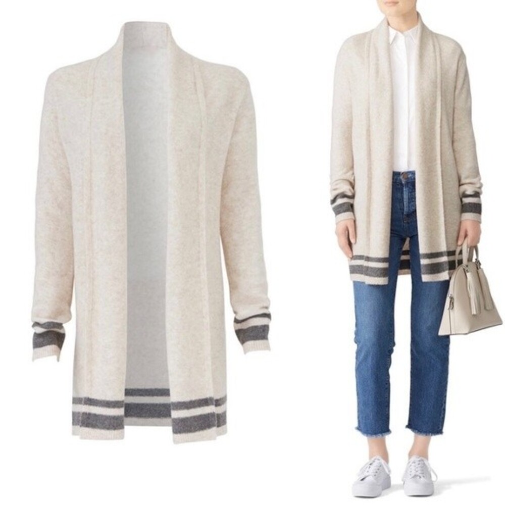 Cupcakes & cashmere Striped Hank Cardigan size M